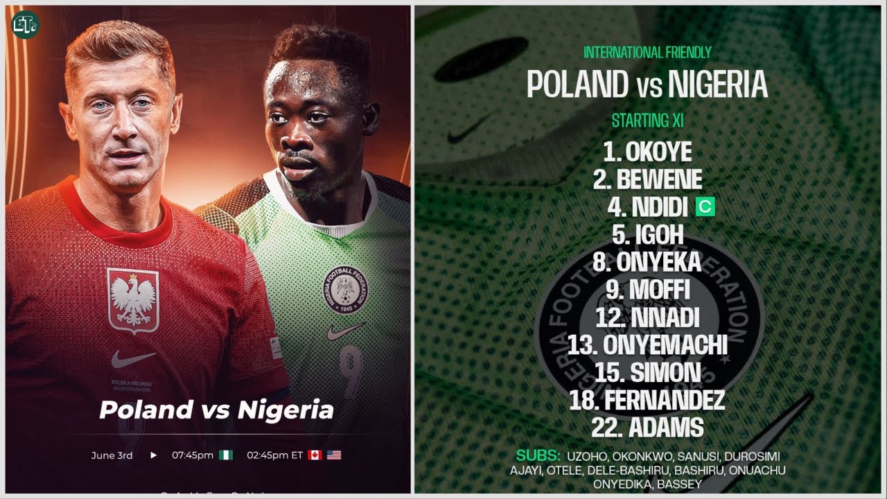 Poland vs Nigeria: Why the Free Friendly Is Going Viral