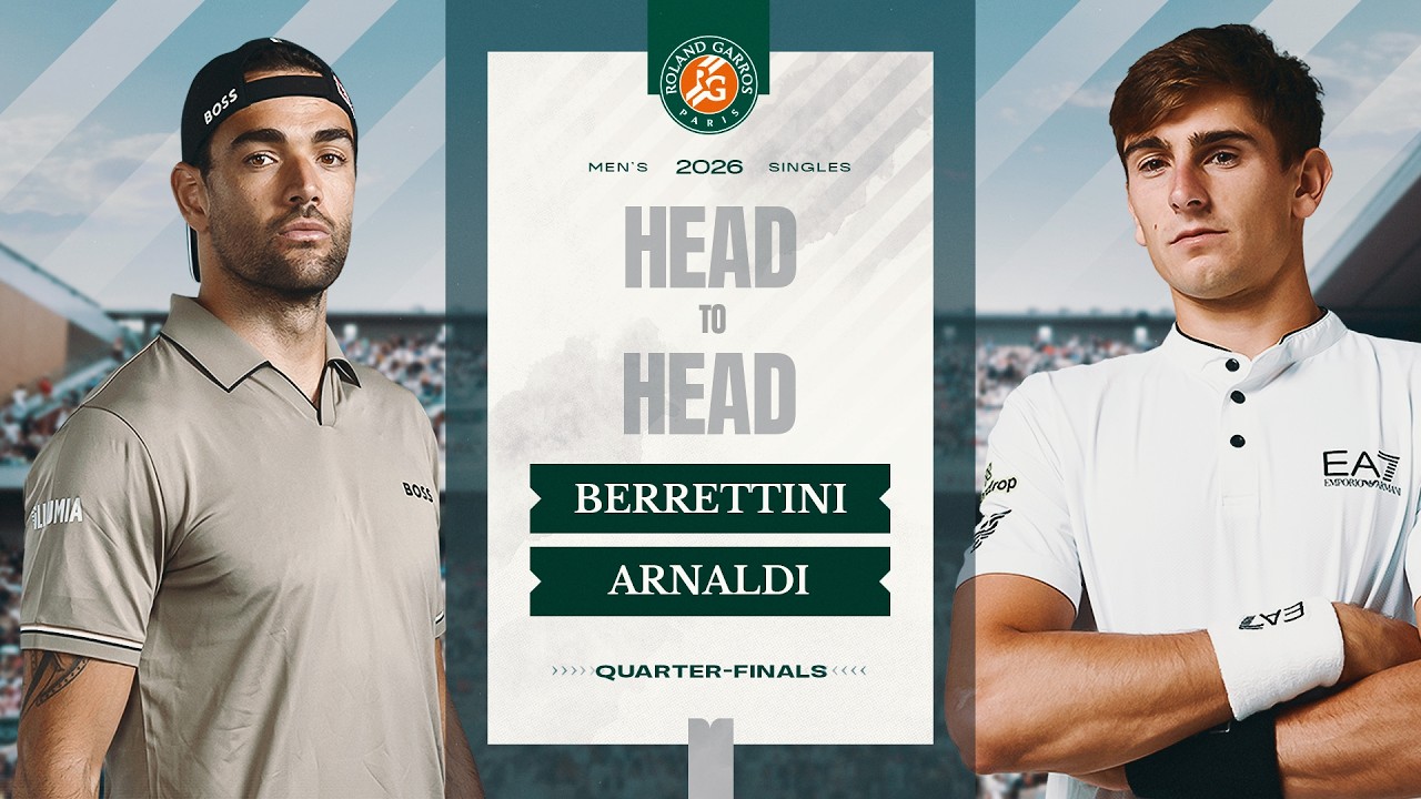 Berrettini vs Arnaldi: Italy's All-Italian Roland-Garros QF