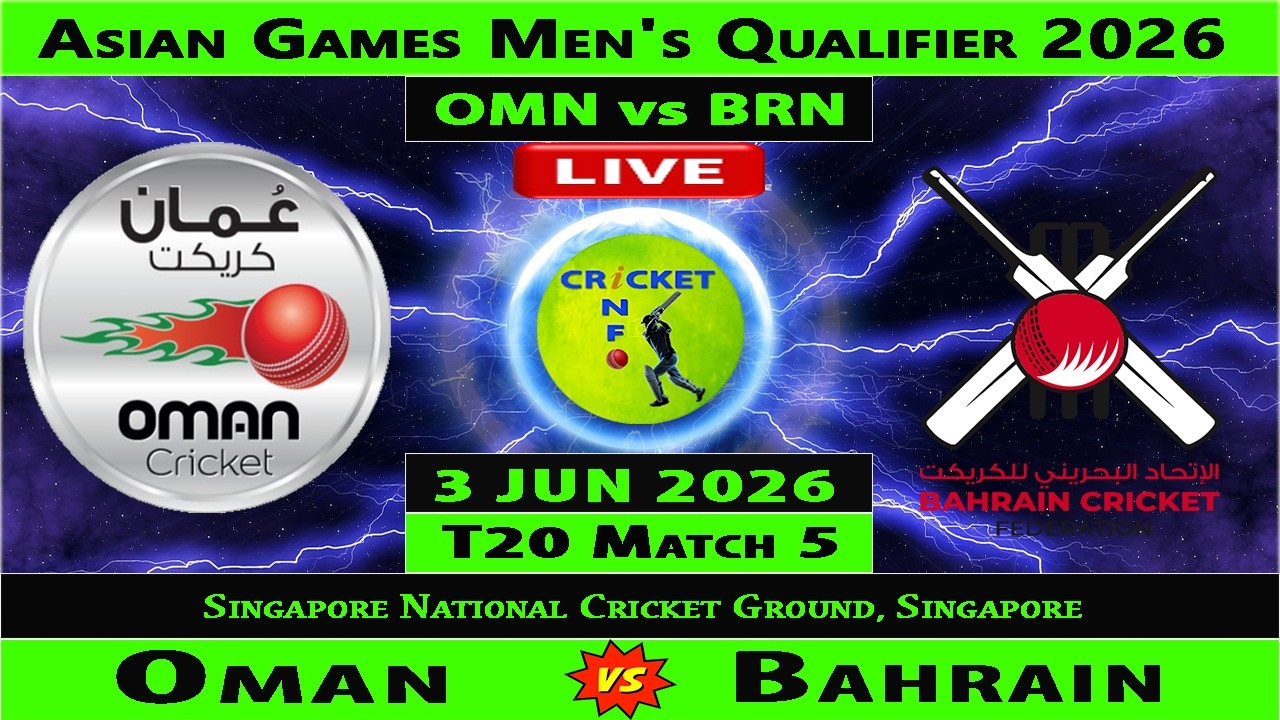 Oman vs Bahrain: Cricket's Asian Games 2026 Qualifier Race