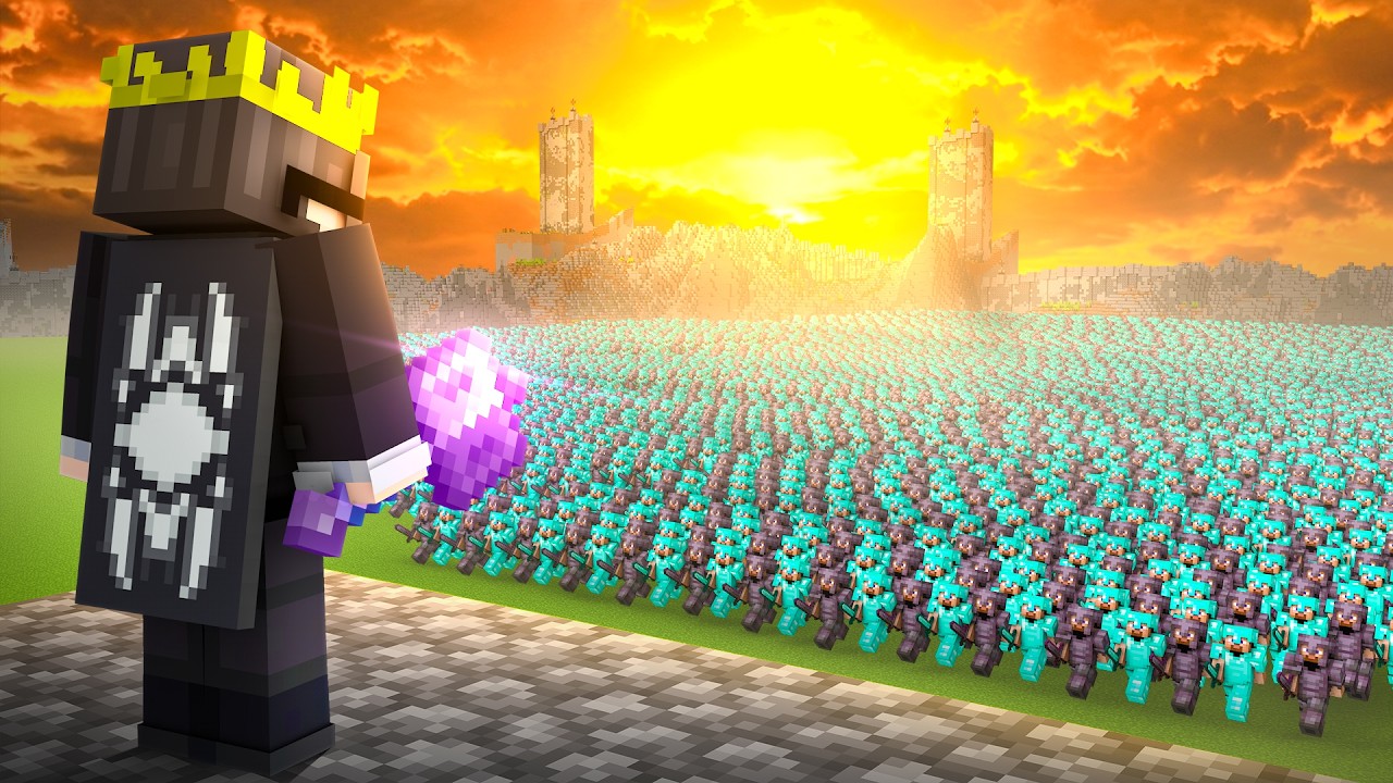 1000 Bounty Hunters vs One Player: Inside Minecraft's Viral SMP Machine